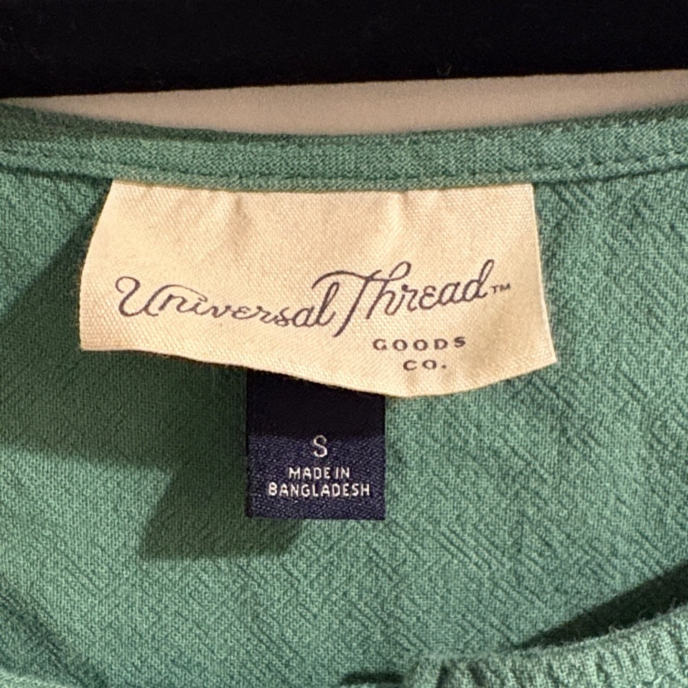 Universal Thread Green Ruffle Strap Mini Dress - Picture 2 of 2